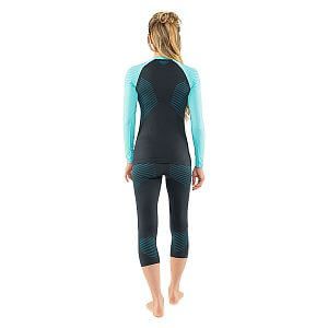 Dynafit Speed Dryarn® Long Sleeve Shirt W marine blue zadní pohled na postavě