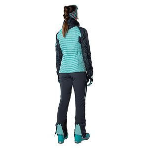 Dynafit Speed Insulation Hooded Jacket Women blueberry/marine blue dámská izolační bunda na skialpy