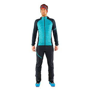 Dynafit Speed Insulation Hybrid Jacket M storm blue přední pohled na postavě