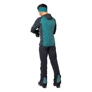 Dynafit Speed Insulation Hybrid Jacket M storm blue zadní pohled na postavě