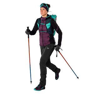 Dynafit Speed Insulation Hybrid Jacket W royal purple přední pohled na postavě