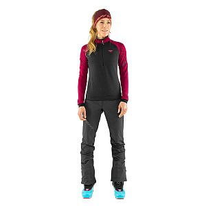 Dynafit Speed Polartec® 1/2 Zip Women beet red přední pohled na postavě