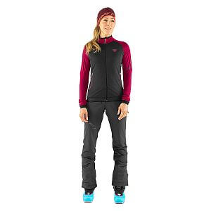 Dynafit Speed Polartec® Jacket Women beet red přední pohled na postavě