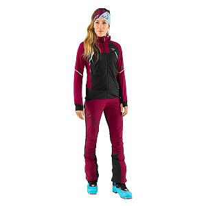 Dynafit Speed Softshell Jacket W beet red přední pohled na postavě