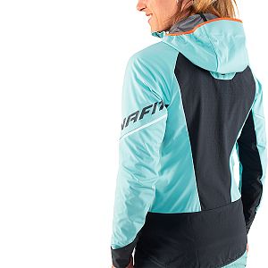 Dynafit Speed Softshell Jacket W marine blue zadní pohled na postavě detail