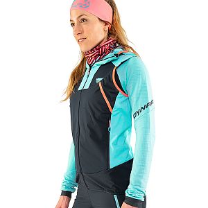 Dynafit Speed Softshell Vest Women marine blue přední pohled na postavě