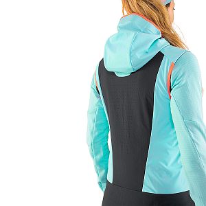 Dynafit Speed Softshell Vest Women marine blue zadní pohled na postavě detail