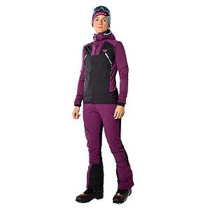 Dynafit Speed Softshell Vest Women royal purple přední pohled na postavě