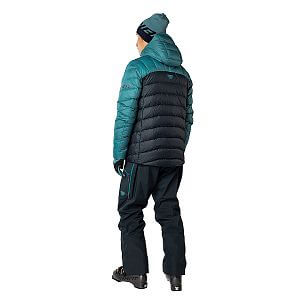 Dynafit Tigard Down Jacket M storm blue zadní pohled na postavě