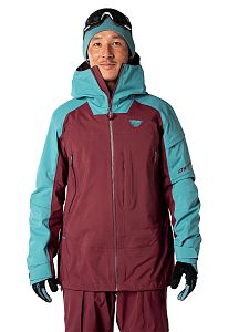 Dynafit Tigard Gore-Tex Jacket Men Storm blue přední pohled na postavě detail