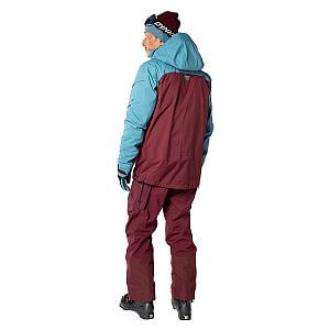 Dynafit Tigard Gore-Tex Pant Men burgundy zadní pohled na postavě