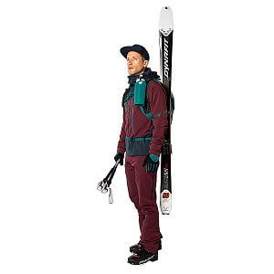 Dynafit TLT Dynastretch Jacket Men burgundy přední pohled na postavě