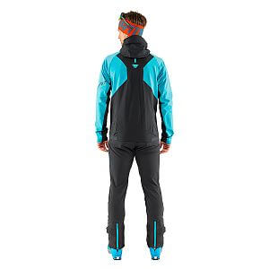 Dynafit TLT Dynastretch Jacket Men storm blue zadní pohled na postavě