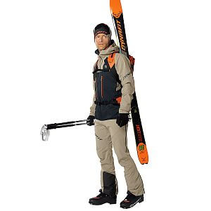Dynafit TLT Gore-Tex Jacket Men rock khaki pánská zimní skialpová bunda