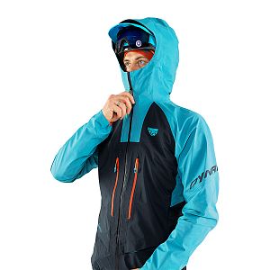 Dynafit TLT Gore-Tex Jacket Men storm blue pánská bunda s kapucí