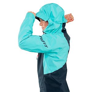 Dynafit TLT Gore-Tex Jacket Women marine blue detail kapuce