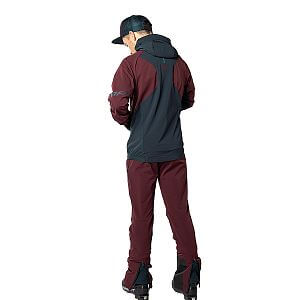 Dynafit TLT Touring Dynastretch Pants M burgundy kalhoty na skialpy zadní pohled