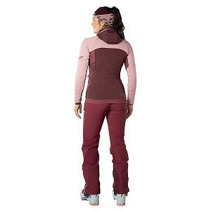 Dynafit Tour Wool Thermal Hoody W pale rose dámská mikina na skialpy