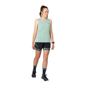 Dynafit Trail 2in1 short W black out jadelite přední pohled na postavě