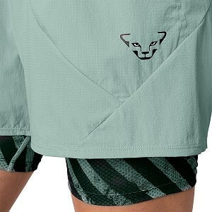 Dynafit Trail 2in1 short W jadelite detail nohavice