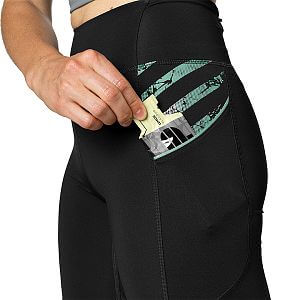 Dynafit Trail 7/8 Tights W black out / jadelite detail kapsa