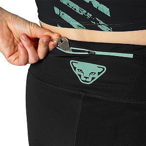 Dynafit Trail 7/8 Tights W black out / jadelite detail kapsa