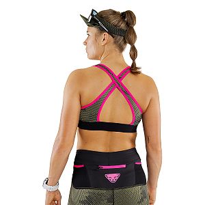 Dynafit Trail Graphic Bra W winter moss/exagon camo sportovní podprsenka