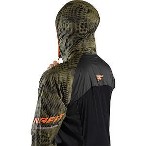 Dynafit Trail Graphic Wind Jacket Men winter moss/exagon camo kapuce