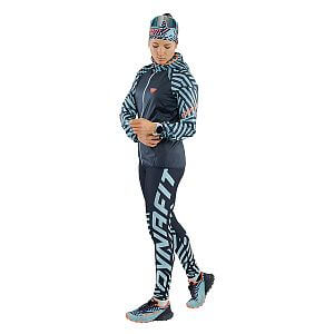 Dynafit Trail Graphic Wind Jacket Women marine blue/razzle dazzle dámská běžecká bunda