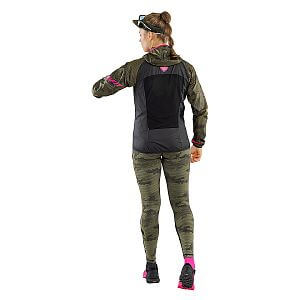 Dynafit Trail Graphic Wind Jacket Women winter moss/exagon camo khaki