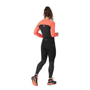 Dynafit Trail Reflective Pants W black out dámské běžecké kalhoty s reflexními prvky