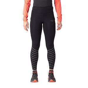 Dynafit Trail Reflective Pants W black out dámské běžecké kalhoty s reflexními prvky