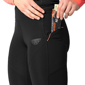 Dynafit Trail Reflective Pants W black out dámské běžecké kalhoty s reflexními prvky