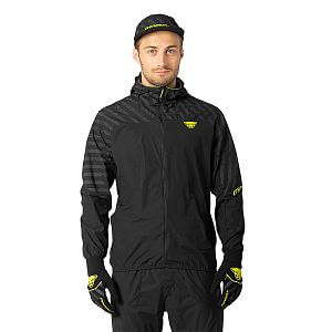 Dynafit Trail Reflective Wind JKT M black out pánská běžecká reflexní bunda s kapucí