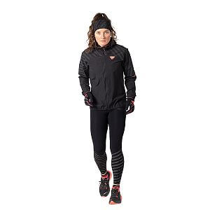 Dynafit Trail Reflective Wind JKT W black out dámská běžecká bunda s kapucí a reflexními prvky