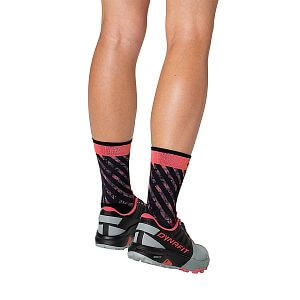 Dynafit Trail Socks gerbera pink zadní pohled