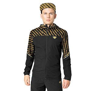 Dynafit Trail Wind Jacket M relic přední pohled na postavě detail