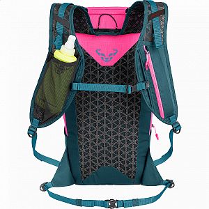Dynafit Transalper 18+4 Backpack flamingo/petrol detail přední strana