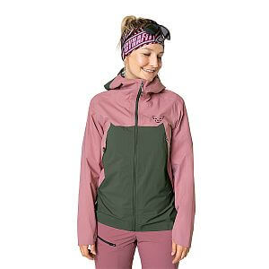 Dynafit Transalper 3L Jacket W dark rose dámská nepromokavá turistická bunda
