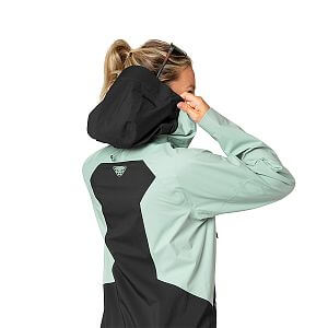 Dynafit Transalper 3L Jacket W jadelite dámská nepromokavá turistická bunda kapuce