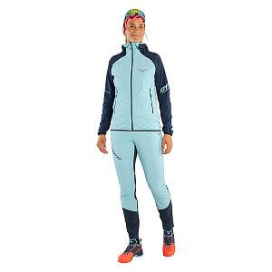 Dynafit Transalper Dynastretch Jacket W blueberry marine blue přední pohled na postavě