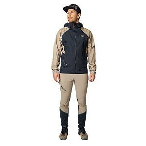 Dynafit Transalper Gore-Tex Jacket M rock khaki přední pohled na postavě