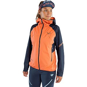 Dynafit Transalper Gore-Tex Jacket W blueberry/hot coral přední pohled na postavě