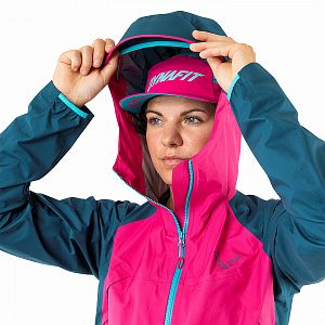 Dynafit Transalper Gore-Tex Jacket W petrol kapuce