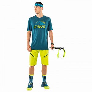 Dynafit Transalper Graphic S/S Tee M petrol1