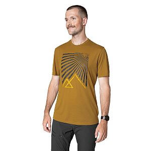 Dynafit Transalper Graphic S/S Tee M relic pánské sportovní tričko s krátkým rukávem