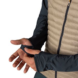 Dynafit Transalper Hybrid Insulation Jacket Men blueberry / rock khaki pánská izolační bunda oka na palce