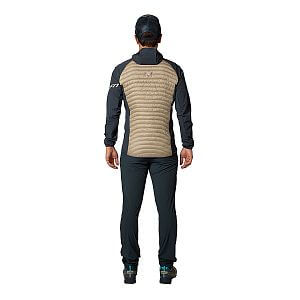 Dynafit Transalper Hybrid Insulation Jacket Men blueberry / rock khaki pánská turistická izolační bunda zadní pohled