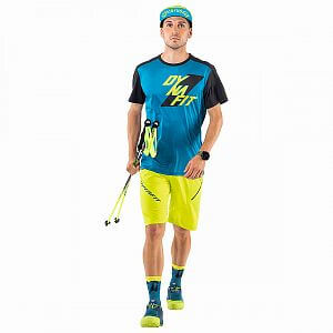 DYNAFIT Transalper Hybrid Shorts M lime punch1