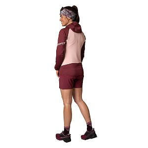 Dynafit Transalper Hybrid Shorts W burgundy dámské sportovní kraťasy